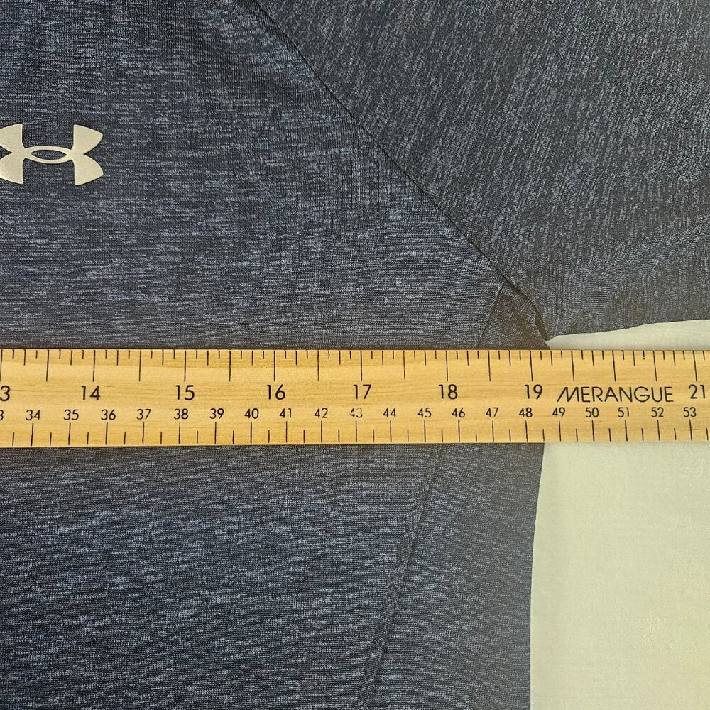 Under Armour Women's Sz L UA Tech Twist 1/2 Zip Long Sleeve Shirt 1320128 Blue - Picture 12 of 13
